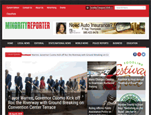 Tablet Screenshot of minorityreporter.net